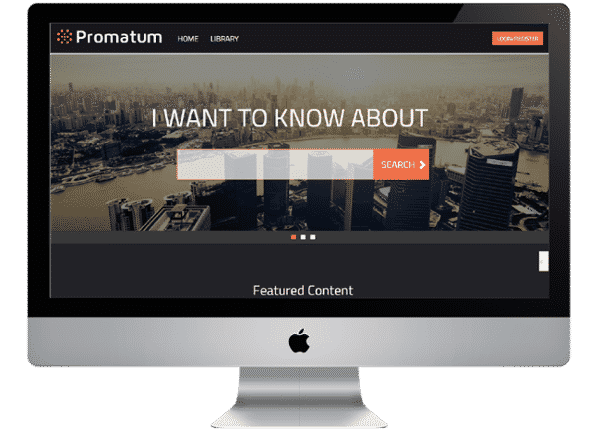 Webanywhere's Promatum, knowledge management software