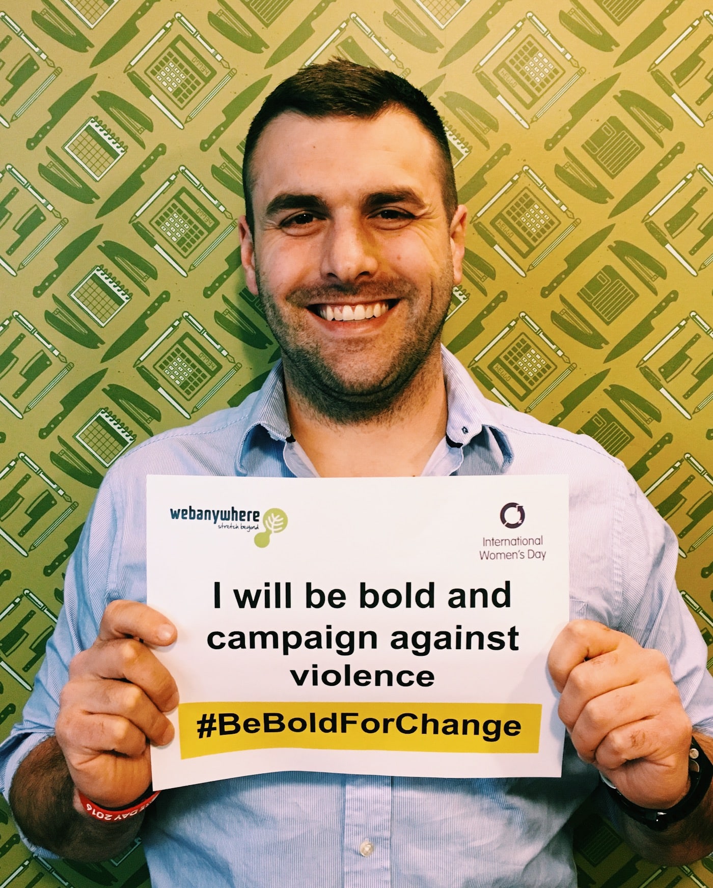 Josh Riegle will be bold and campaign against violence