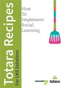 Totara and Webanywhere recipe card on social learning