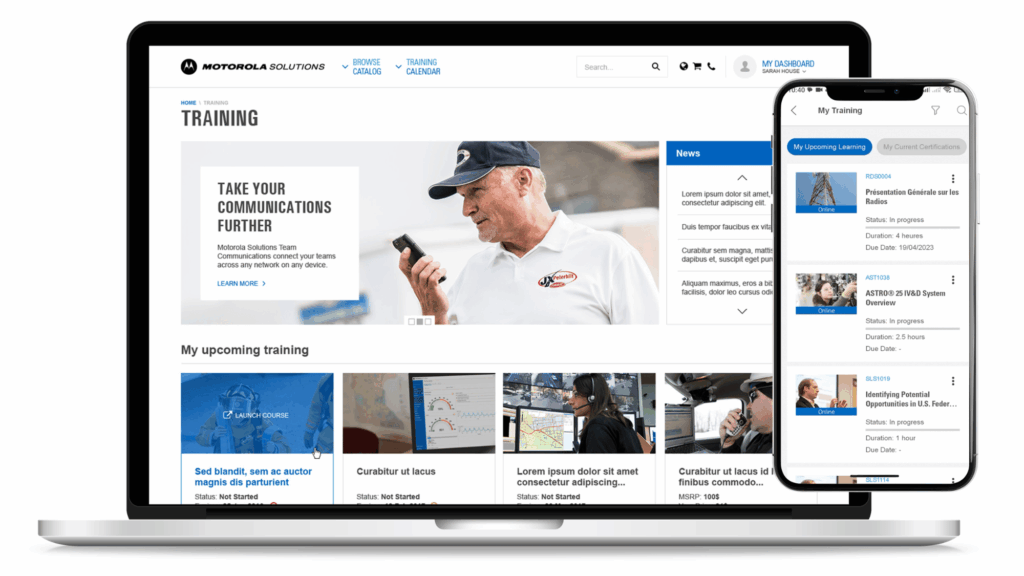Multilingual, multi-tenancy learning experience platform